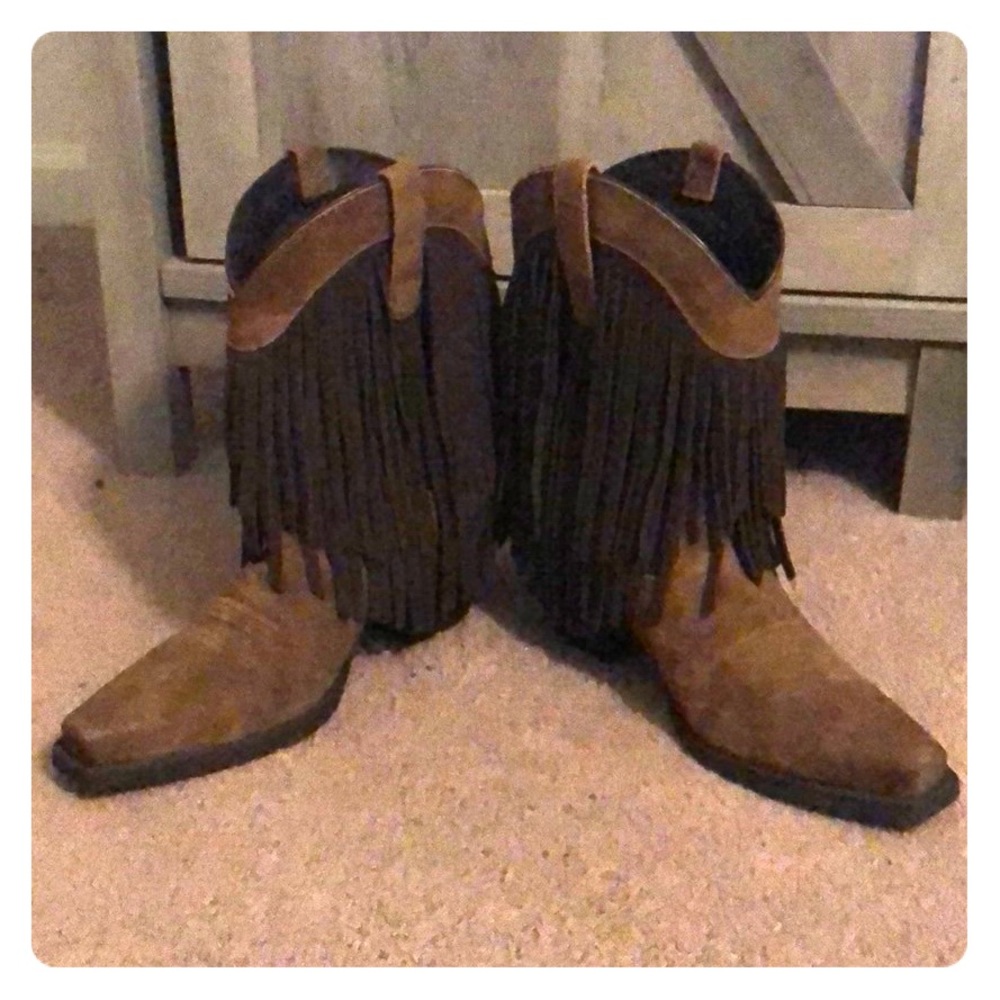 Women’s Ariat Gold Rush Fringe Boots